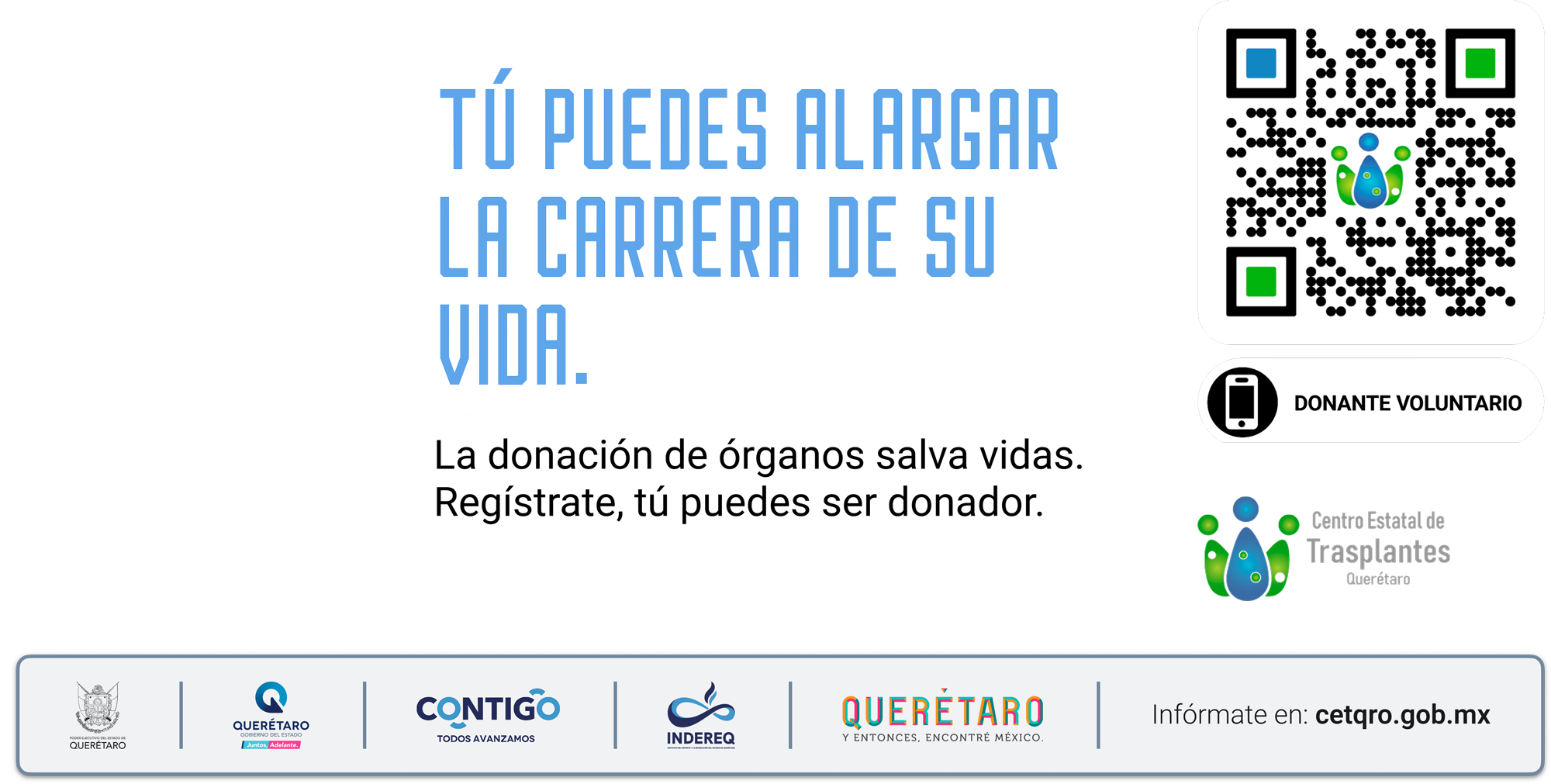 Tu puedes alargar la carrera de su vida: Infórmate cetqro.gob.mx